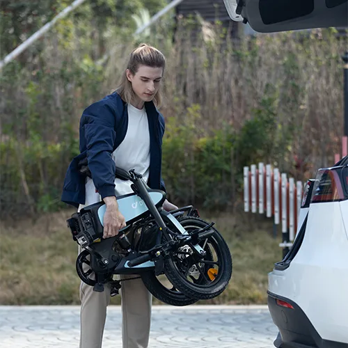 Opvouwbare E-bike