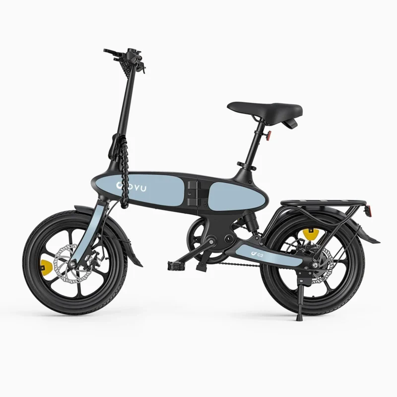 DYU C2 16 Inch Opvouwbare Elektrische Fiets 40km Magnesium 15 DYU C2 16 Inch Opvouwbare Elektrische Fiets 40km Magnesium 4