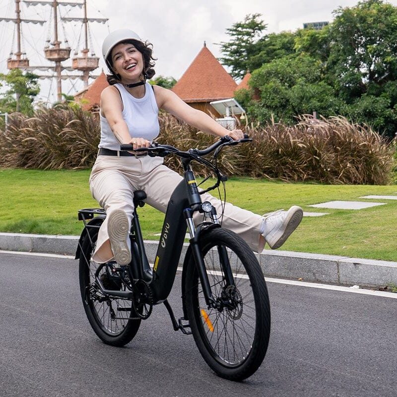 DYU C1 26 Inch Elektrische Stadsfiets 65km Krachtige Motor 7