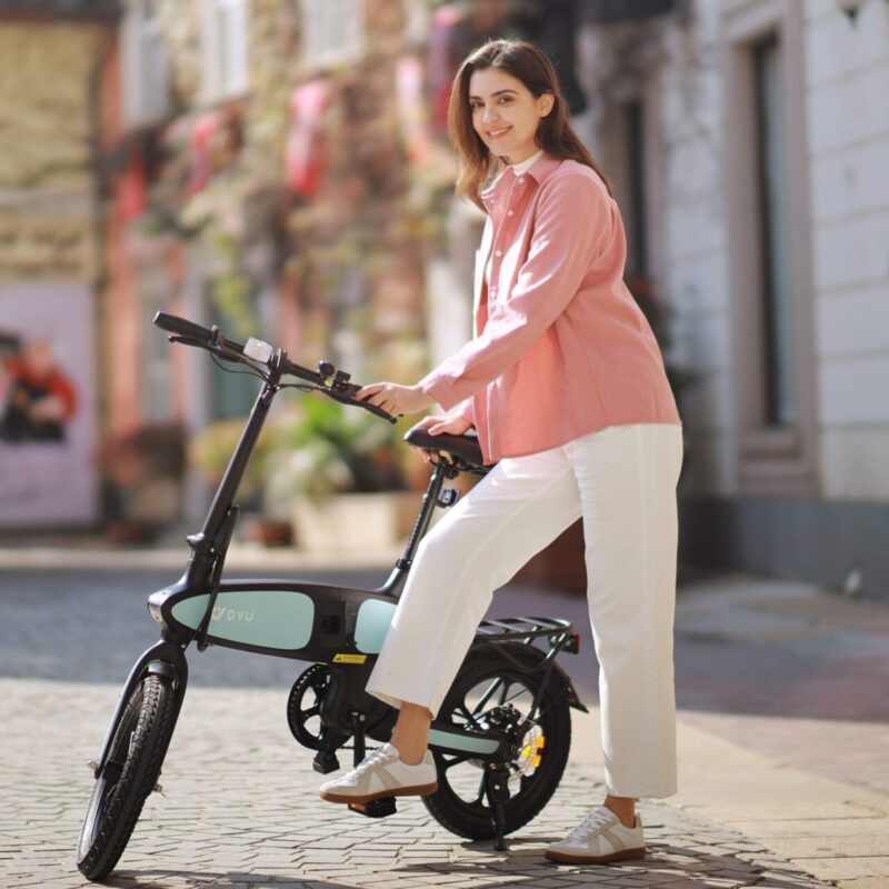 Alternative view of DYU C2 16 Inch Opvouwbare Elektrische Fiets 40km Magnesium