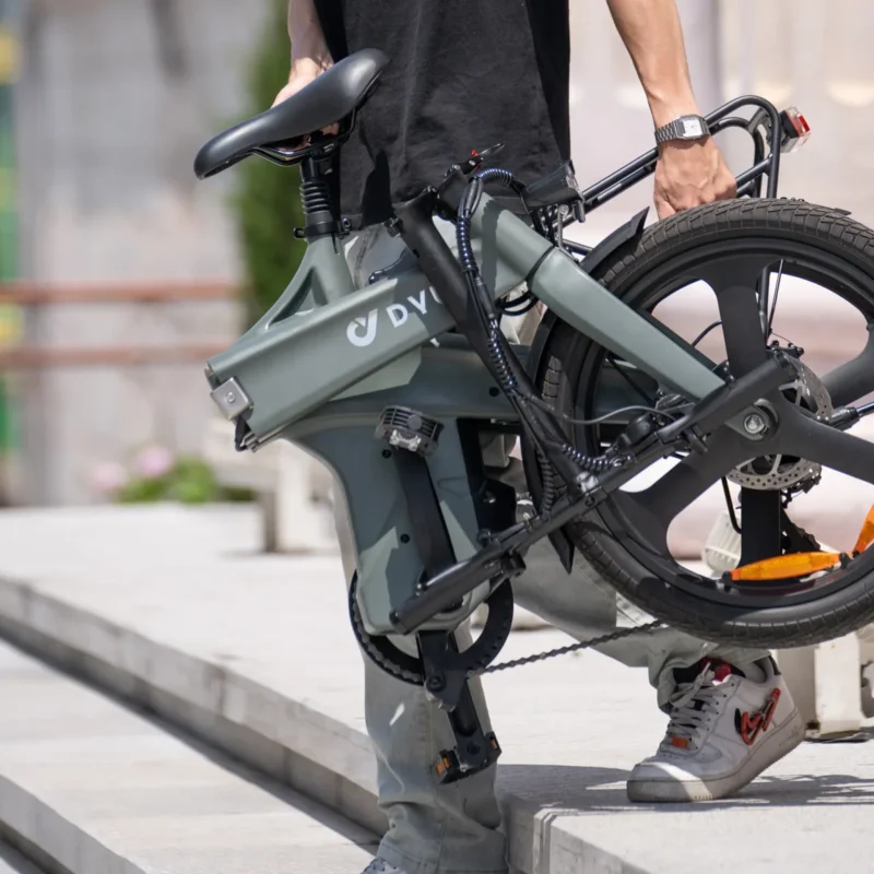 DYU T1 20 Inch Opvouwbare Elektrische Fiets Lichtgewicht 8