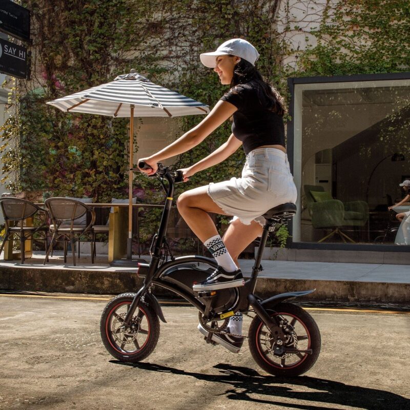 DYU D3F 14 Inch Mini Opvouwbare Elektrische Fiets 60km 12