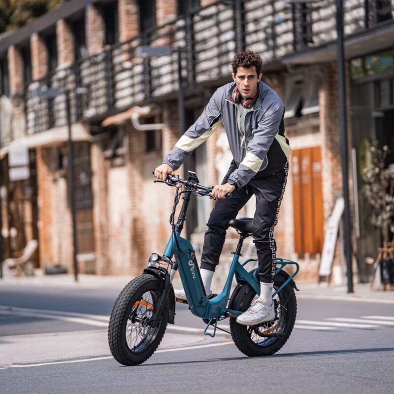 Alternative view of DYU FF500 20 Inch Dikke Banden Elektrische Fiets 80km Offroad