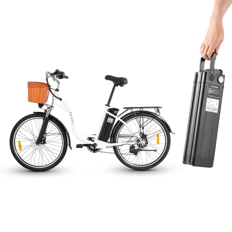 DYU C6 26 Inch Elektrische Stadsfiets 60km Bereik Comfort 2