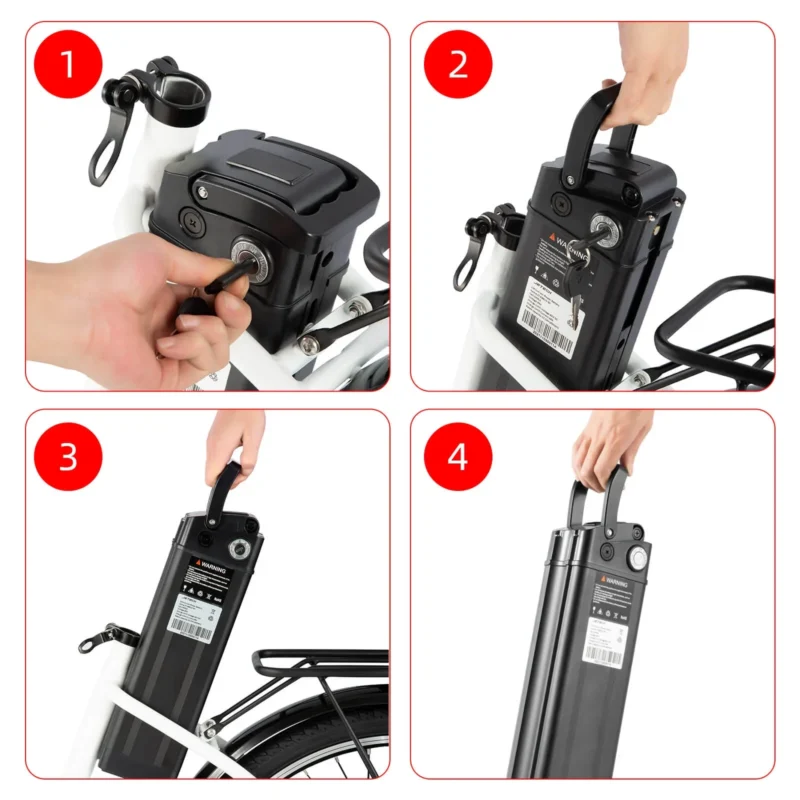 DYU C6 26 Inch Elektrische Stadsfiets 60km Bereik Comfort 3