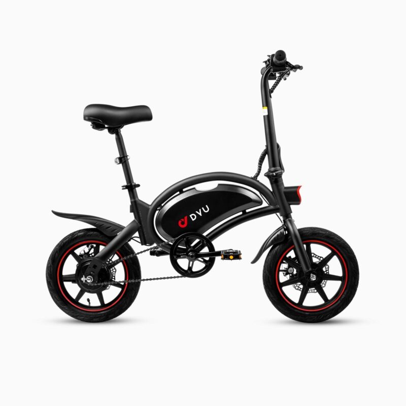 DYU D3F 14 Inch Mini Opvouwbare Lichtgewicht Elektrische Fiets