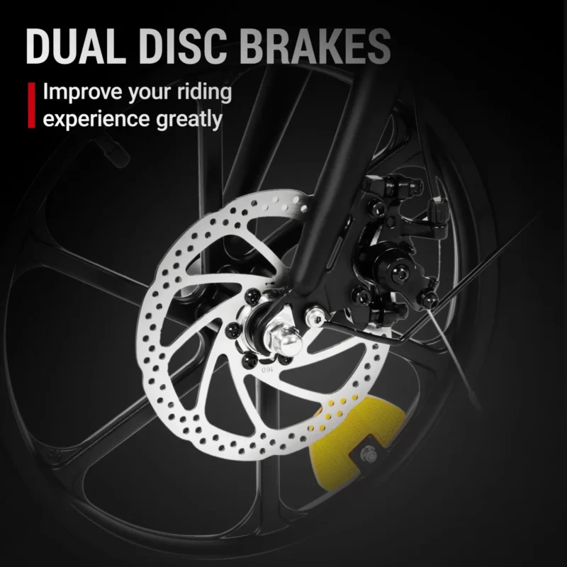 DYU A1F Pro 16 Inch Opvouwbare Elektrische Fiets 40km Opslag 8