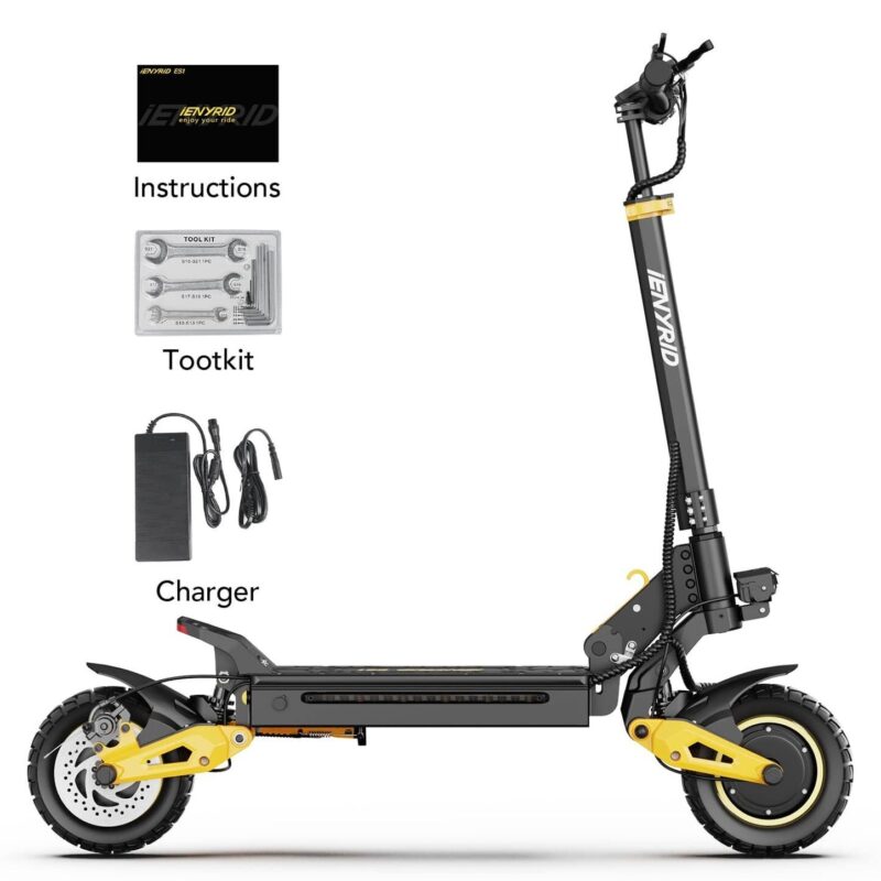 iENYRID ES1 Elektrische Scooter 60km Dubbele 1200W Motor 35 iENYRID ES1 Elektrische Scooter 60km Dubbele 1200W Motor 17