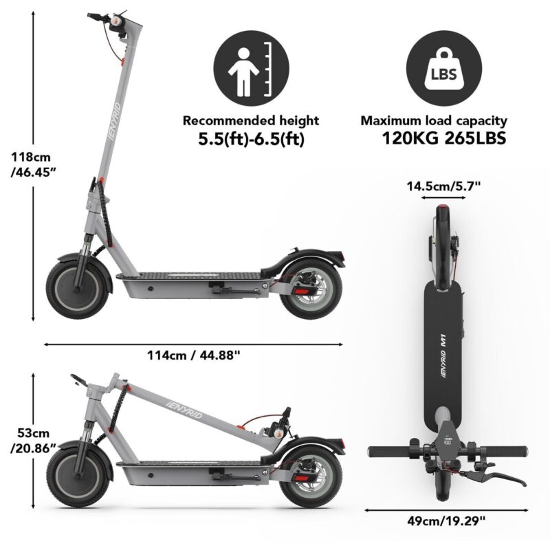 iENYRID M1 Opvouwbare Elektrische Scooter 35km App-Bediening 19