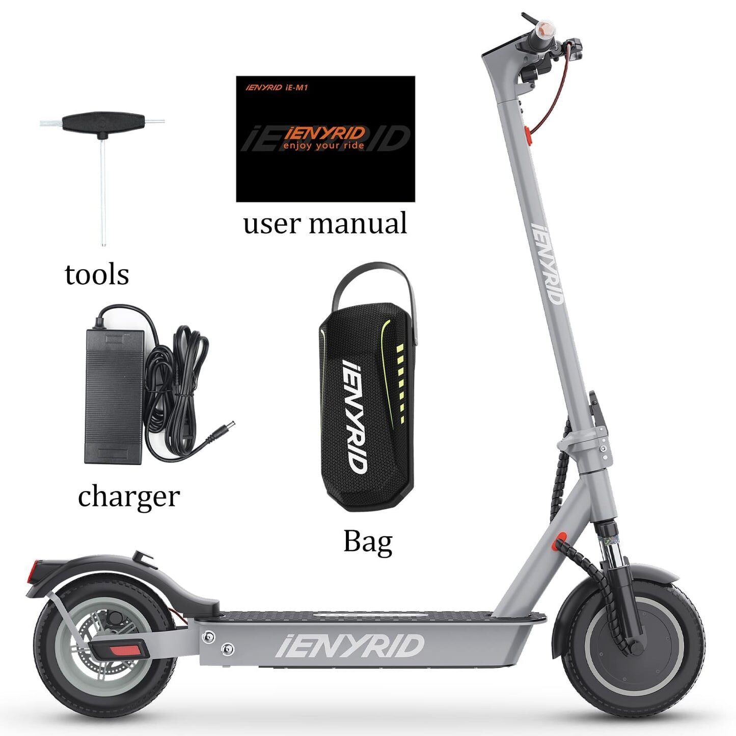 iENYRID M1 Opvouwbare Elektrische Scooter 35km App-Bediening - Afbeelding 21